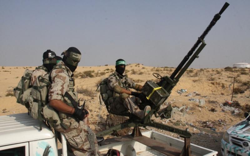 صور: رفح: عرض عسكري بذكرى "السجيل"