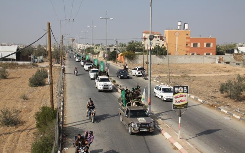 صور: خانيونس: القسام يحتفي بذكرى "السجيل"