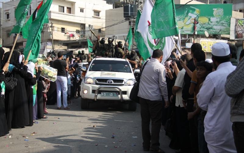 صور: خانيونس: القسام يحتفي بذكرى "السجيل"