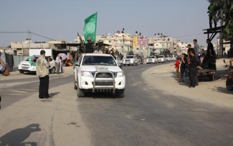 صور: خانيونس: القسام يحتفي بذكرى "السجيل"