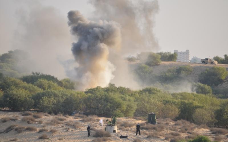 بالصور:"المجاهدين"تجري مناورة بذكرى السجيل