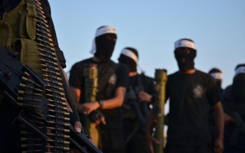 بالصور:"المجاهدين"تجري مناورة بذكرى السجيل