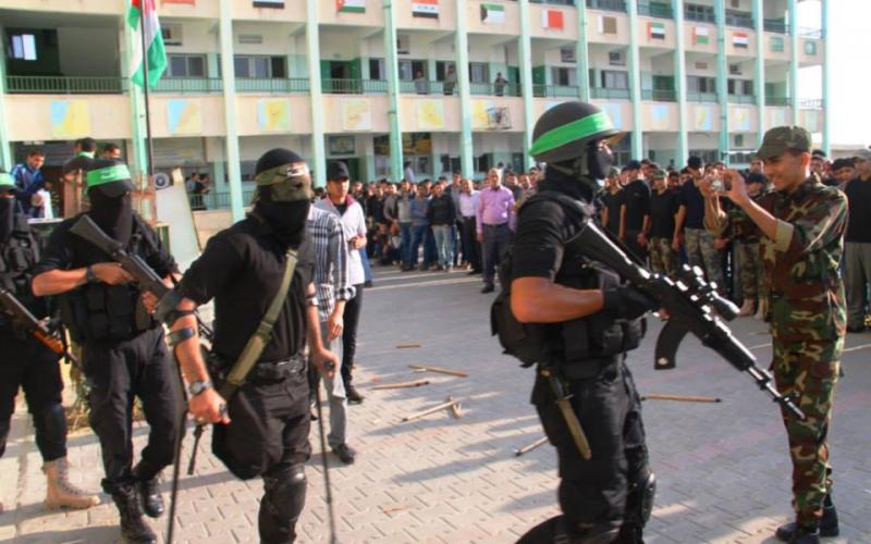 صور: القسام يشارك احتفالات الانتصار بذكرى "السجيل"