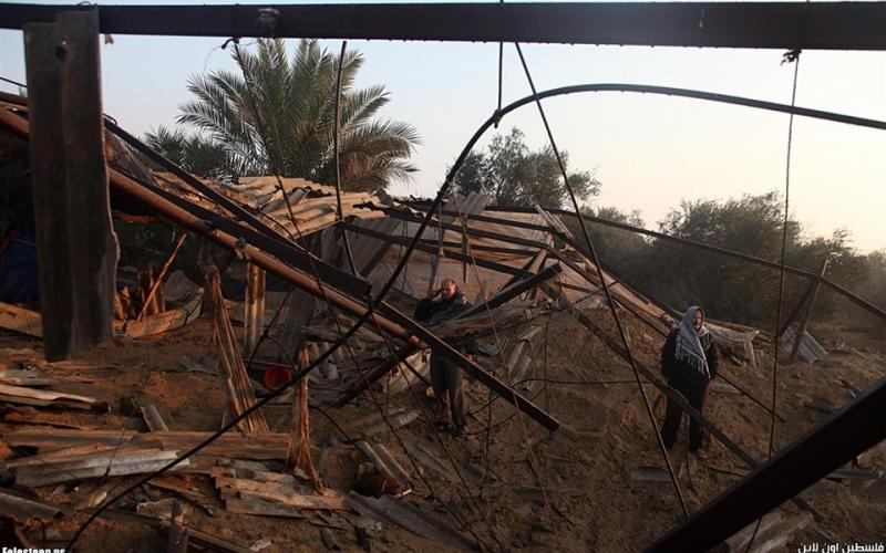 صور: آثار الغارات الإسرائيلية على القطاع
