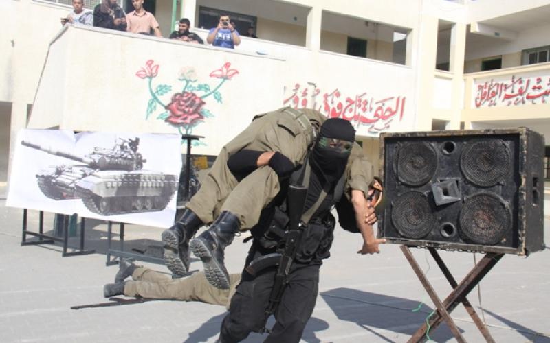 صور: مهرجان طلابي برفح بذكرى "السجيل"