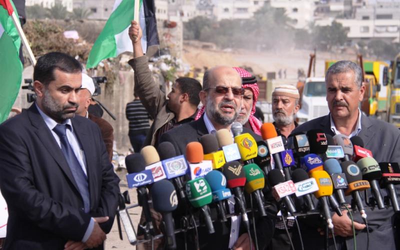توقف سيارات نقل النفايات بغزة