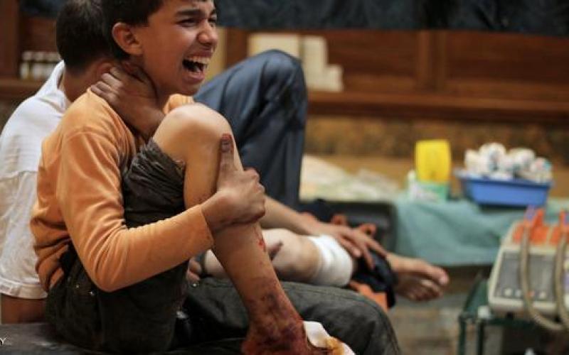 صور: شقاء أطفال في يوم الطفل العالمي