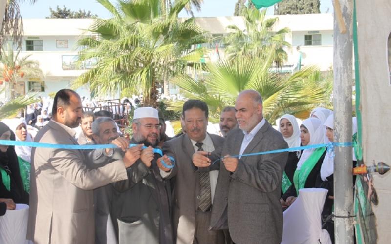 صور: احتفاء طالبات بذكرى السجيل بخانيونس