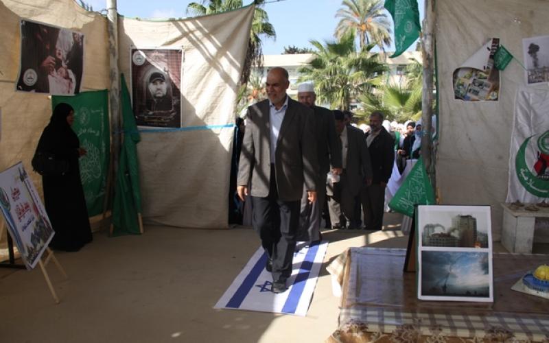 صور: احتفاء طالبات بذكرى السجيل بخانيونس