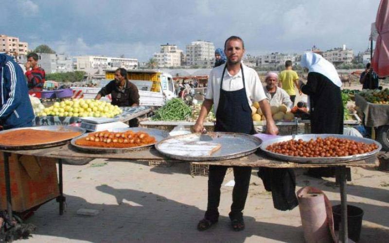 صور: سوق النصيرات الشعبي وسط القطاع