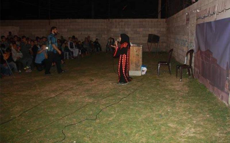 بالصور: أمسية تضامنية مع الأقصى بالزوايدة