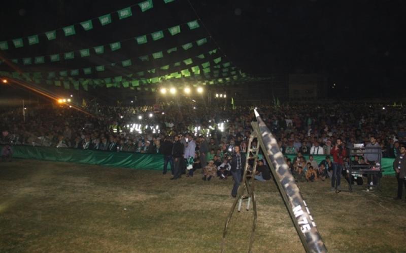 صور: عشرات الآلاف في مهرجان تكريم شهداء رفح