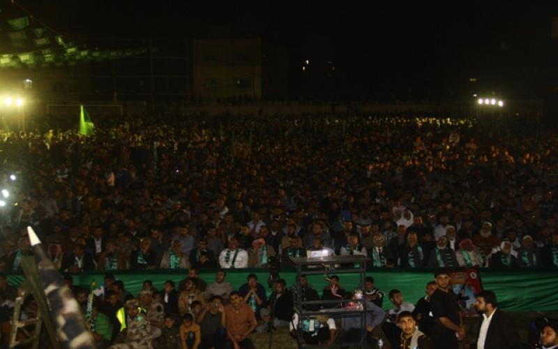 صور: عشرات الآلاف في مهرجان تكريم شهداء رفح
