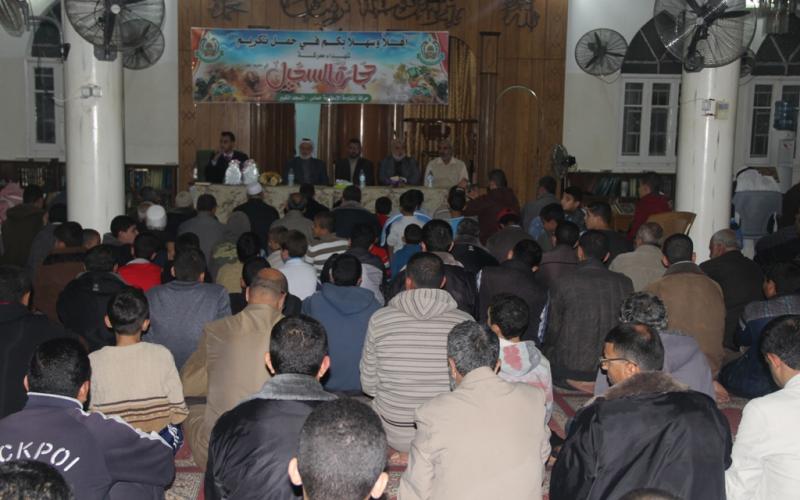 بالصور: "حماس" تكرم شهداء "حجارة السجيل" بالمغازي