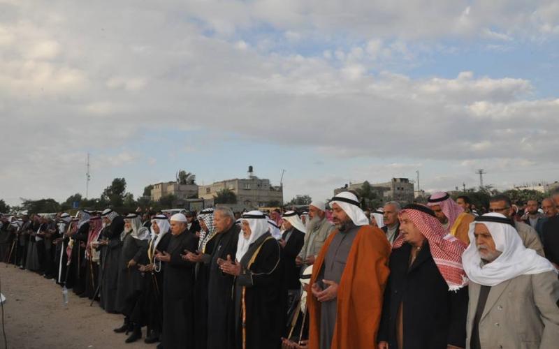 بالصور: صلح عشائري بين الفرا والبشيتي في خان يونس