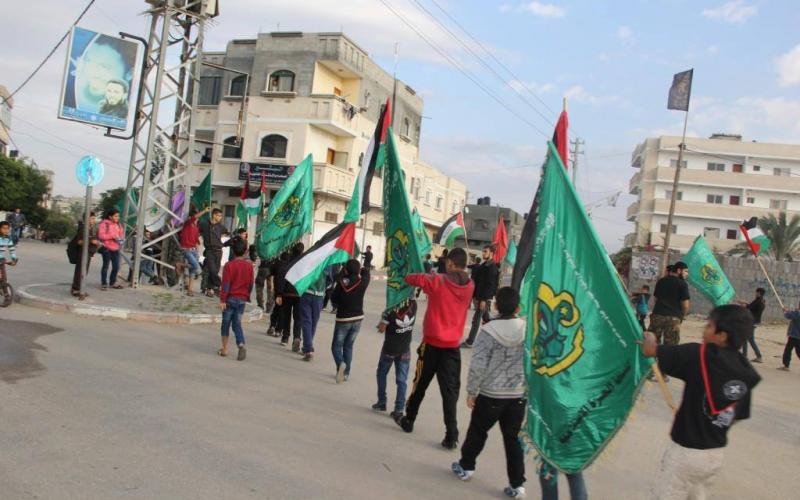 بالصور: كشافة ديرالبلح تنظم مسيراً كشفياً لنصرة "الاقصى"