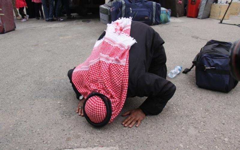 صور: وصول العالقين في مصر إلى غزة