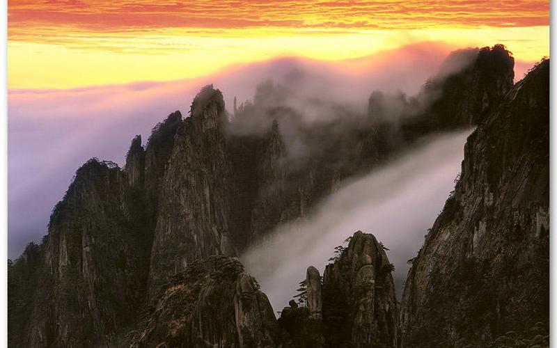 صور ساحرة للطبيعة في جبال الصين