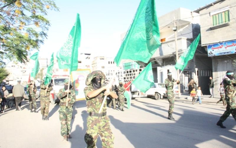 صور عرض كشفي بمناسبة انطلاقة حماس‎