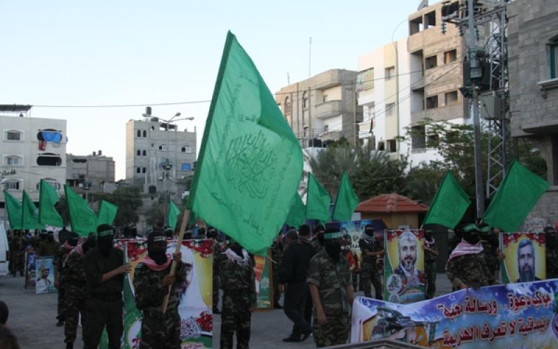 صور عرض كشفي بمناسبة انطلاقة حماس‎