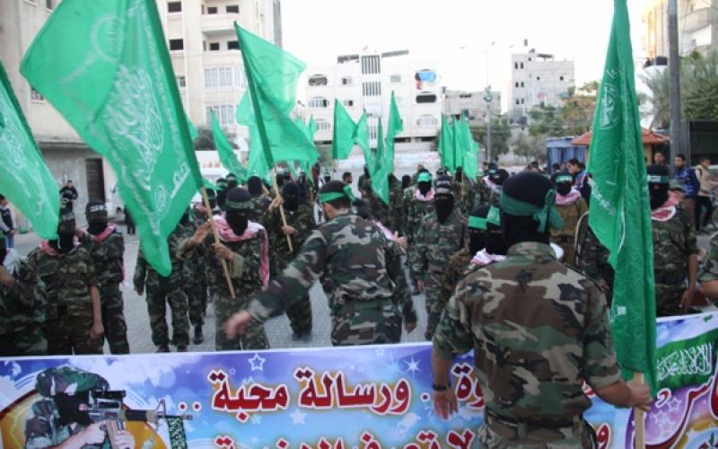 صور عرض كشفي بمناسبة انطلاقة حماس‎