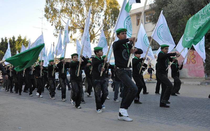 صور.. مسير كشفي لحماس في محافظة رفح