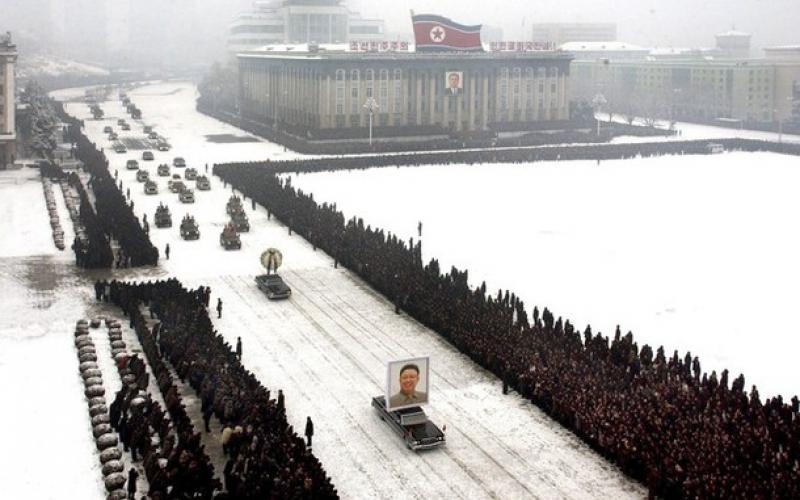بالصور.. تشييع مهيب لرئيس كوريا الشمالية