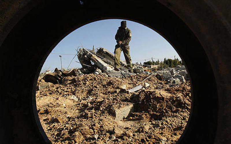صور.. الاحتلال يقصف موقع تدريب للسرايا بغزة