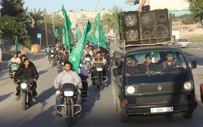 صور..مسيرة راكبة لحماس شمال قطاع غزة