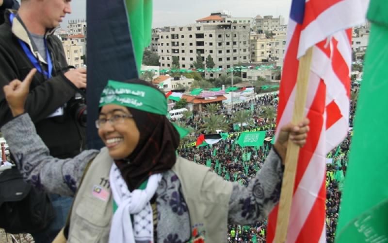 صور.. زحوف الحماس تزيّن الكتيبة الخضراء