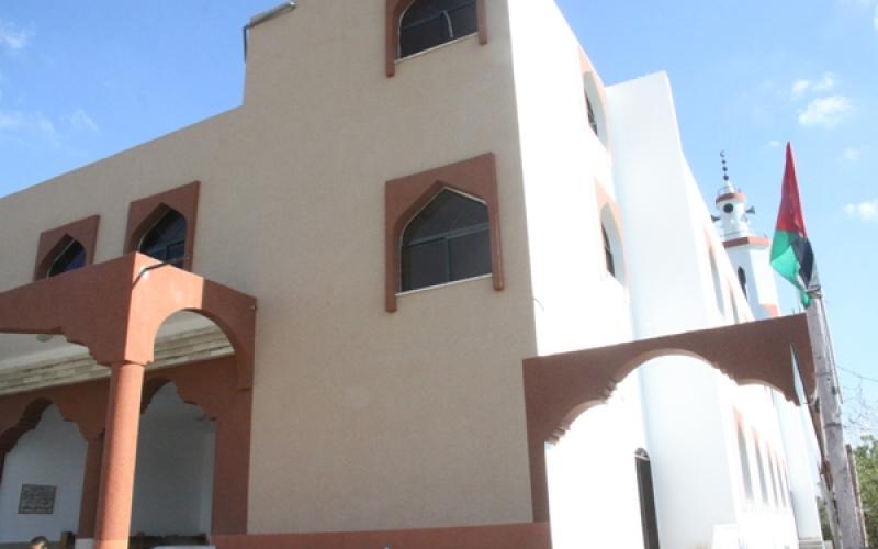 صور.. افتتاح مسجد الدوحة في شمال قطاع غزة