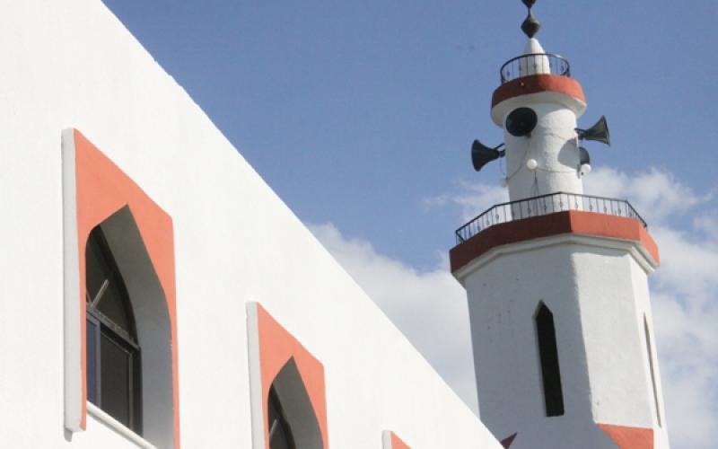 صور.. افتتاح مسجد الدوحة في شمال قطاع غزة