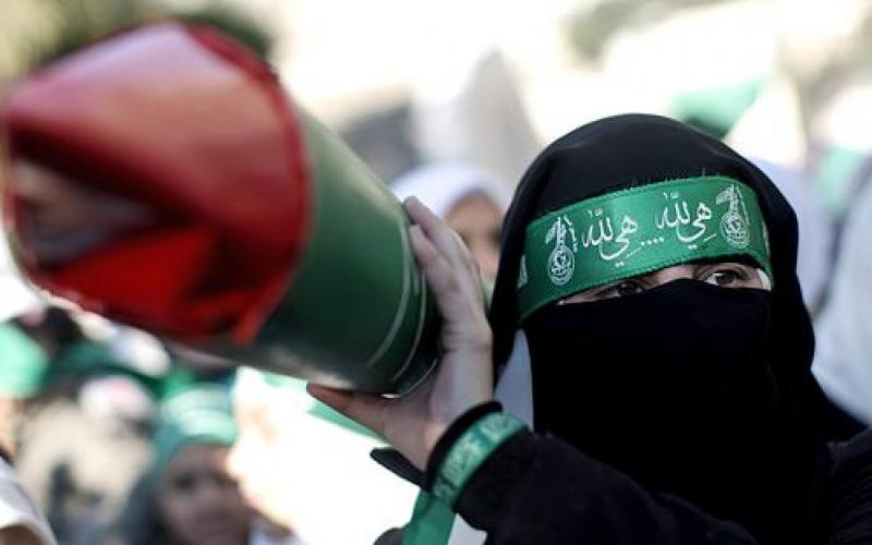 بالصور.. نابلس خضراء بمهرجان انطلاقة حماس