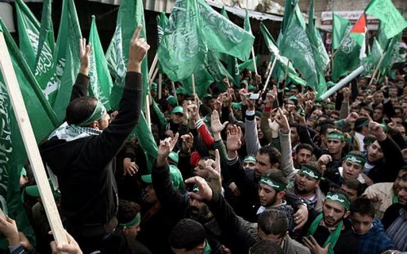 بالصور.. نابلس خضراء بمهرجان انطلاقة حماس