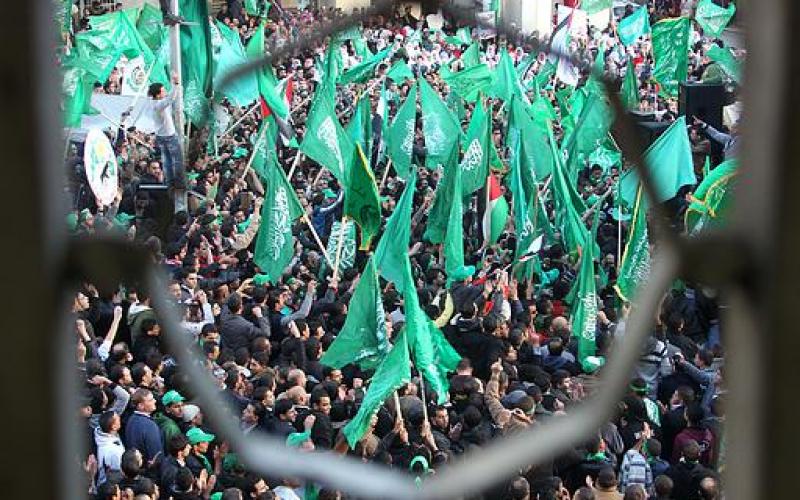بالصور.. نابلس خضراء بمهرجان انطلاقة حماس