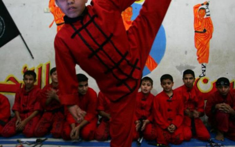 صور.. أخطر تدريب على فنون القتال في غزة