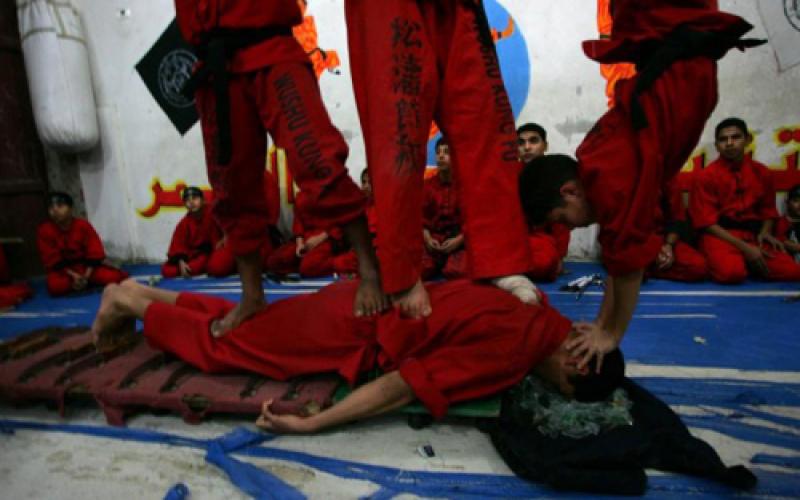 صور.. أخطر تدريب على فنون القتال في غزة