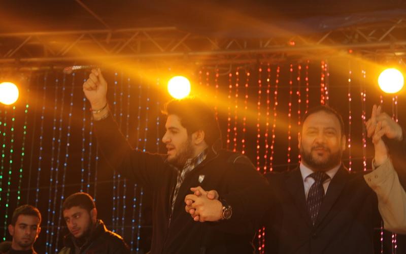 صور .. حفل طيور الجنة في إستاد خان يونس