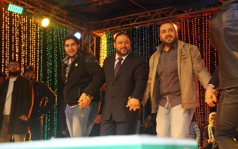 صور .. حفل طيور الجنة في إستاد خان يونس