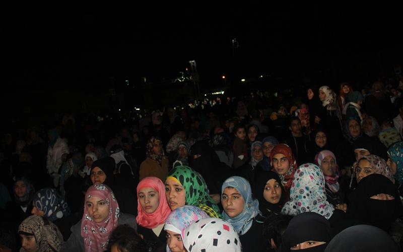 صور .. حفل طيور الجنة في إستاد خان يونس