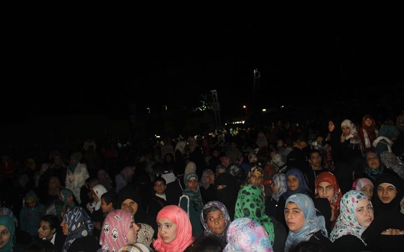 صور .. حفل طيور الجنة في إستاد خان يونس