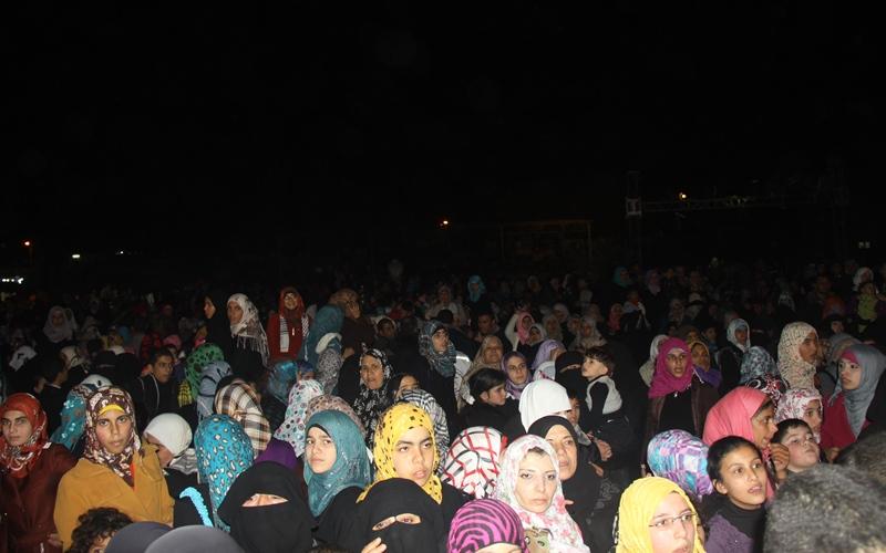 صور .. حفل طيور الجنة في إستاد خان يونس