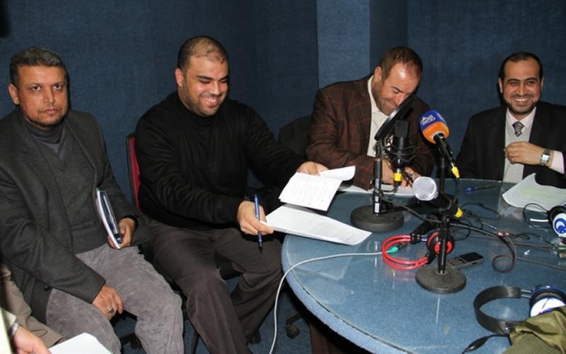 صور.. افتتاح إذاعة " الفلسطينية"  (98 FM)