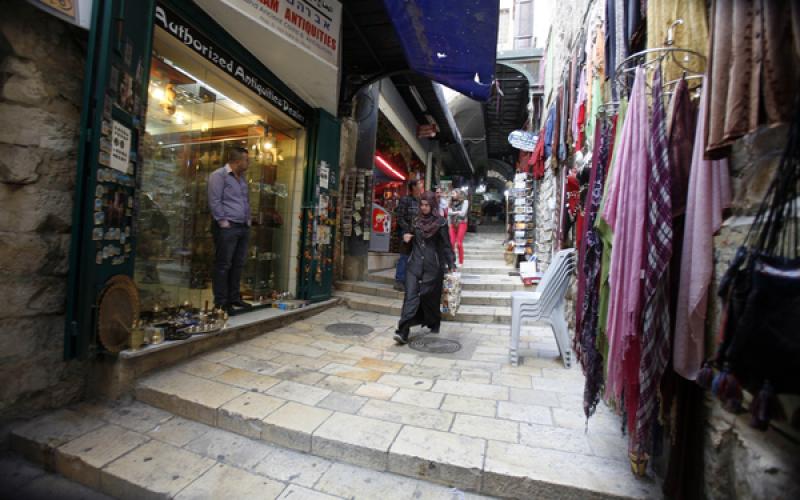 صور.. الباعة والمحلات التجارية بالقدس المحتلة