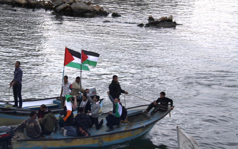 صور: بدء فعالية كسر الحصار البحري