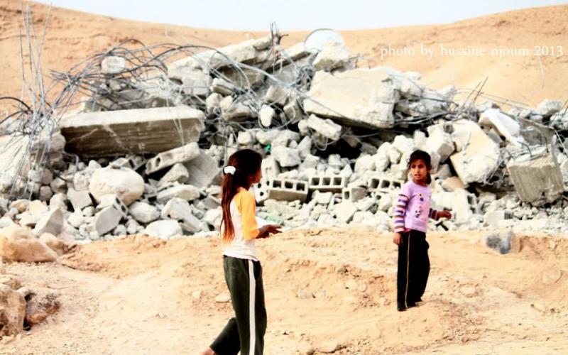 بالصور:الاحتلال يهدم منزلين بالأغوار
