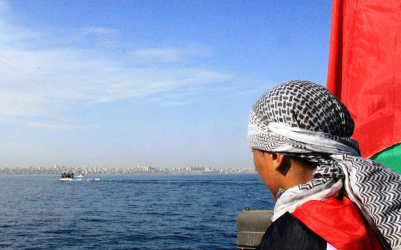 صور: قافلة كسر الحصار البحري