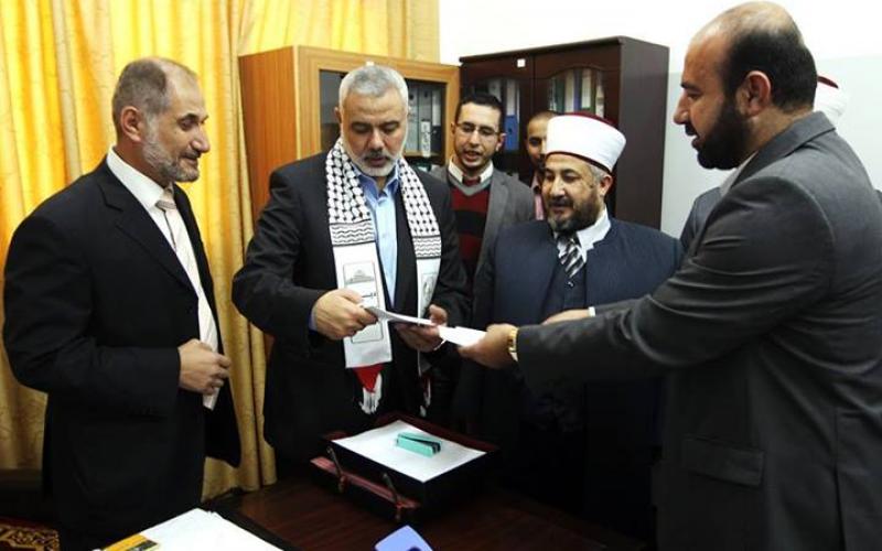 صور: هنية يزور ديوان القضاء الشرعي
