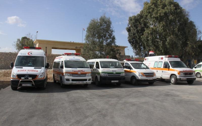 صور: الصحة تنظم وقفة احتجاجية بمعبر رفح