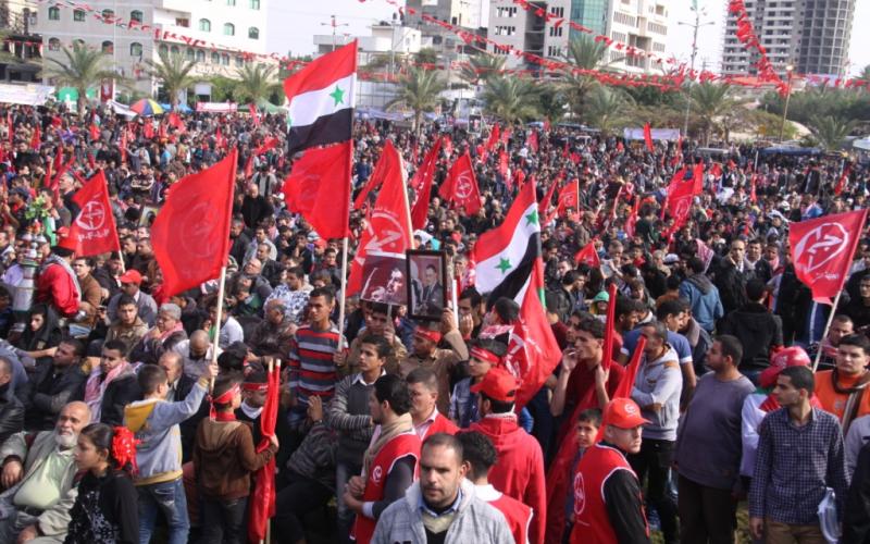 صور: "الشعبية" تحتفل بانطلاقتها الـ (46)